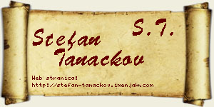 Stefan Tanackov vizit kartica